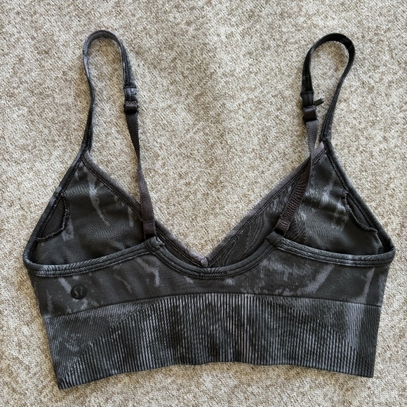 Lululemon | Ebb to Street Bra | Size 4 | Grey Tie-dye - Picture 2 of 3